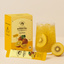 Zaksimlab Probiotics Kombucha Powder (Gold Kiwi Flavor with Chia Seeds) – Refreshing Daily Fizzy Tea (10 Sticks)