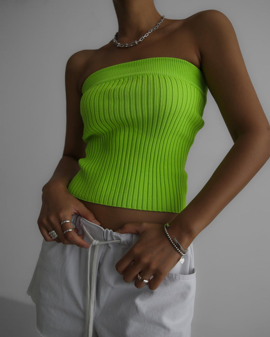 Ribbed Tube Knit Top (PAPERMOON)