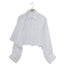 Cropped Linen Shirt Jacket (PAPERMOON)