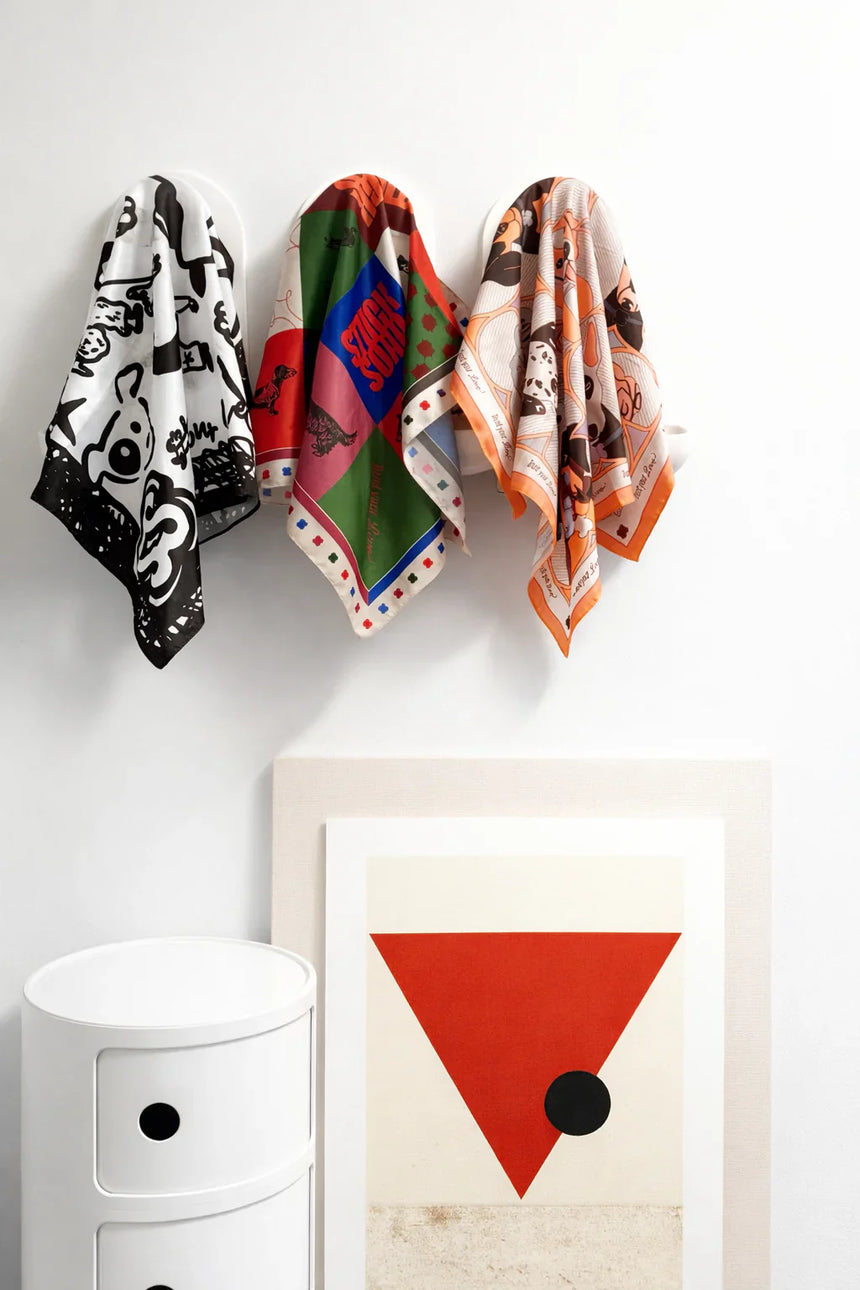 Stuck Soap Signature Scarf - Burnt Orange