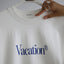 VACATION print pigment t - shirt (PAPERMOON)