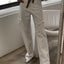 Cut Out Detail Wide Leg White Denim Jeans (PAPERMOON)
